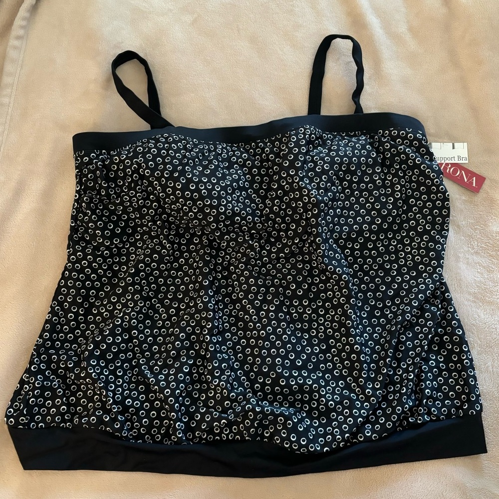 Swim suit top built in bra